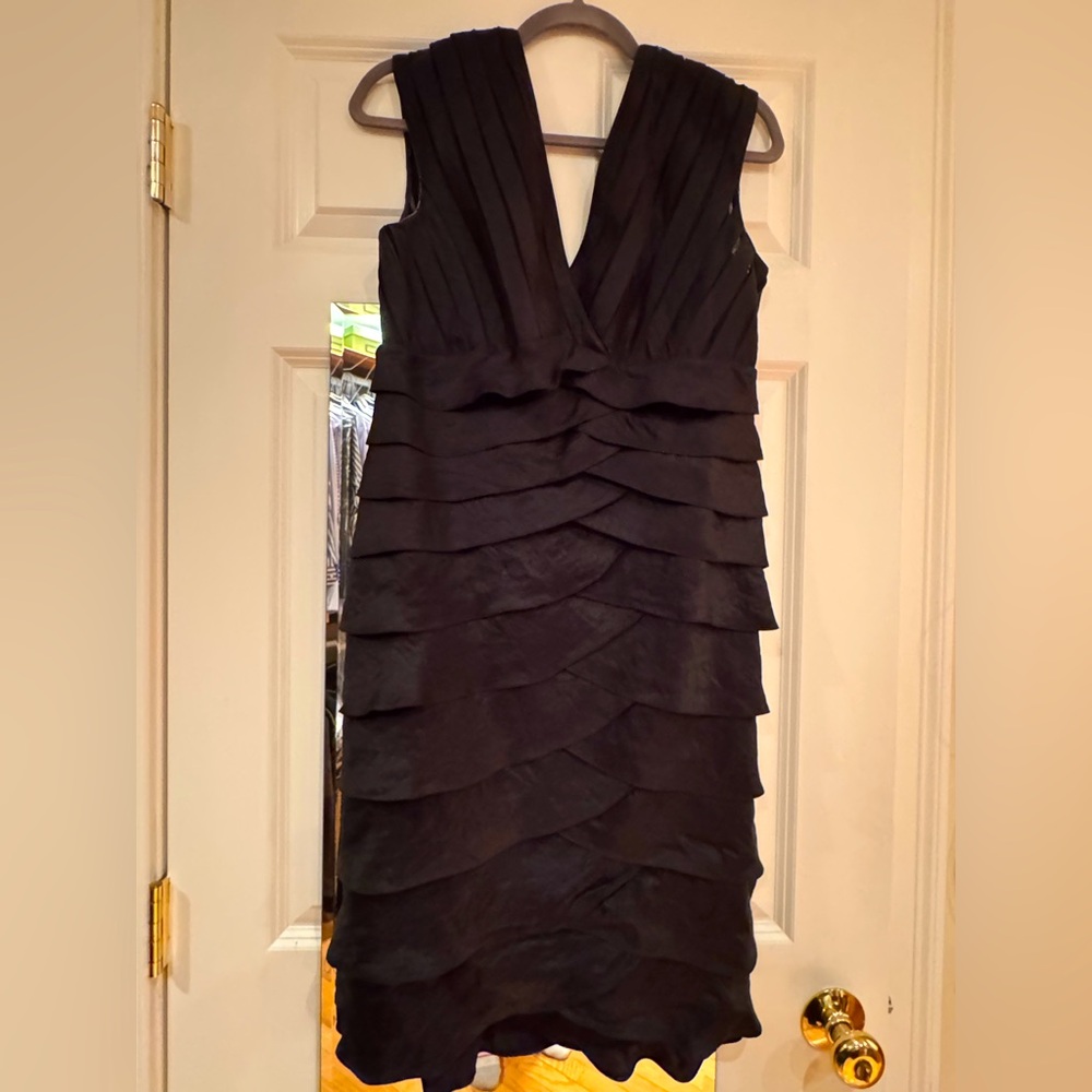 Flattering little black cocktail dress